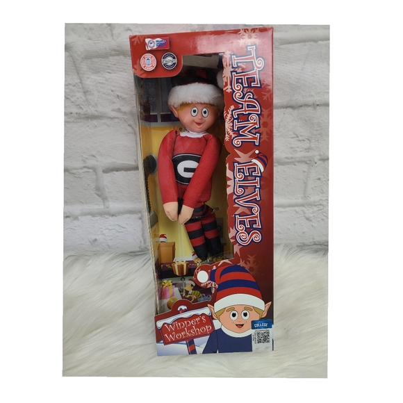 Forever Collectibles|NIB Geogia Bulldogs Colliegiate Lincesed Elf - Picture 2 of 7